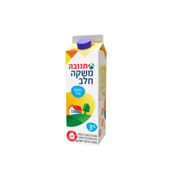 משקה חלב וניל  3% 1 ליטר