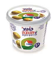 קוטג' 5% עם זיתים ירוקים