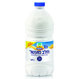 יטבתה חלב מועשר 3% בקבוק 2 ליטר