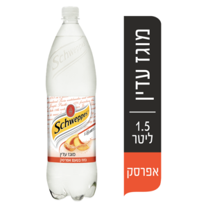 שוופס אפרסק מוגז  1.5 ליטר