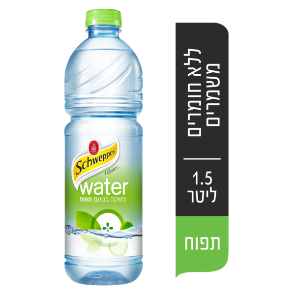 שוופס מים בטעם תפוח 1.5 ליטר