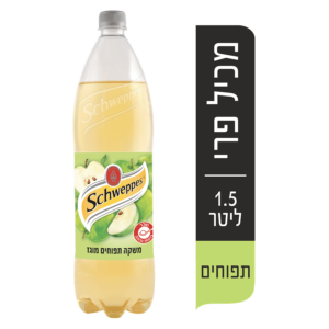 שוופס  תפוחים מוגז  1.5 ליטר