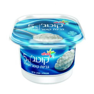 שטראוס קוטג 5% 250 גרם