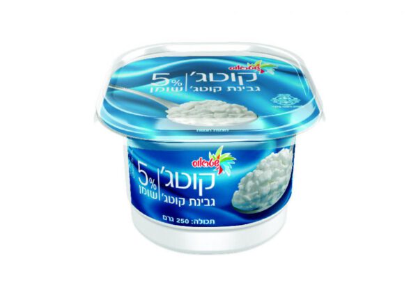 שטראוס קוטג 5% 250 גרם
