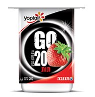 תנובה יופלה GO עם תות מועשר בחלבון 2%