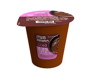 תנובה מעדן חלב דל קלוריות בטעם שוקולד