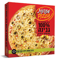 מעדנות פיצה משפחתית בתוספת זיתים