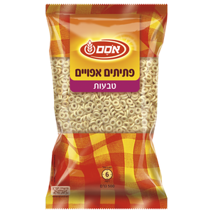 אוסם פתיתים אפויים טבעות 500 גרם