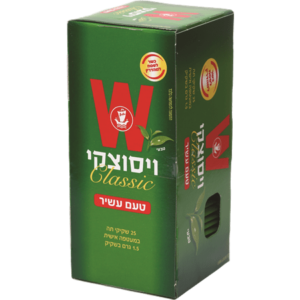 ויסוצקי תה קלאסיק 25 שקיקים