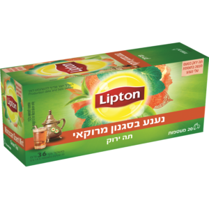 ליפטון תה ירוק נענע בסגנון מרוקאי 20 מעטפות'