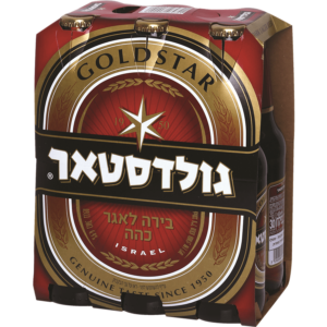 שישית בירה גולדסטאר בקבוקים  330 מל