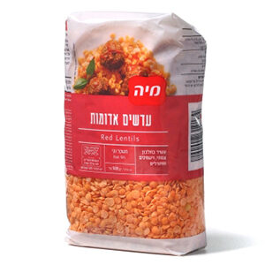 מיה עדשים אדומות 500 גר