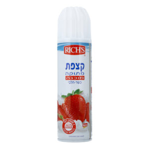 קצפת מתוקה מוכנה במיכל חלבי ריצ' 250 גרם