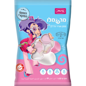 כרמית מרשמלו ורוד לבן 100 גרם