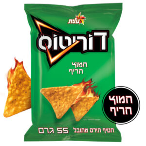 עלית חטיף דוריטוס חמוץ חריף 55 גרם