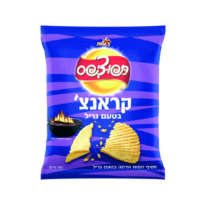 עלית חטיף תפוצ'יפס קראנצ' בטעם גריל 50 גרם