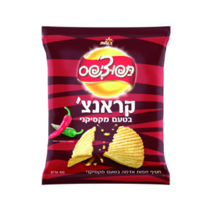 עלית חטיף תפוצ'יפס קראנצ' בטעם מקסיקני 50 גרם