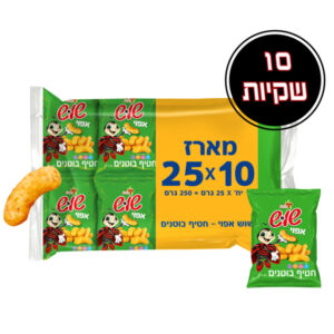 עלית שוש חטיף בוטנים 10X25 גרם..